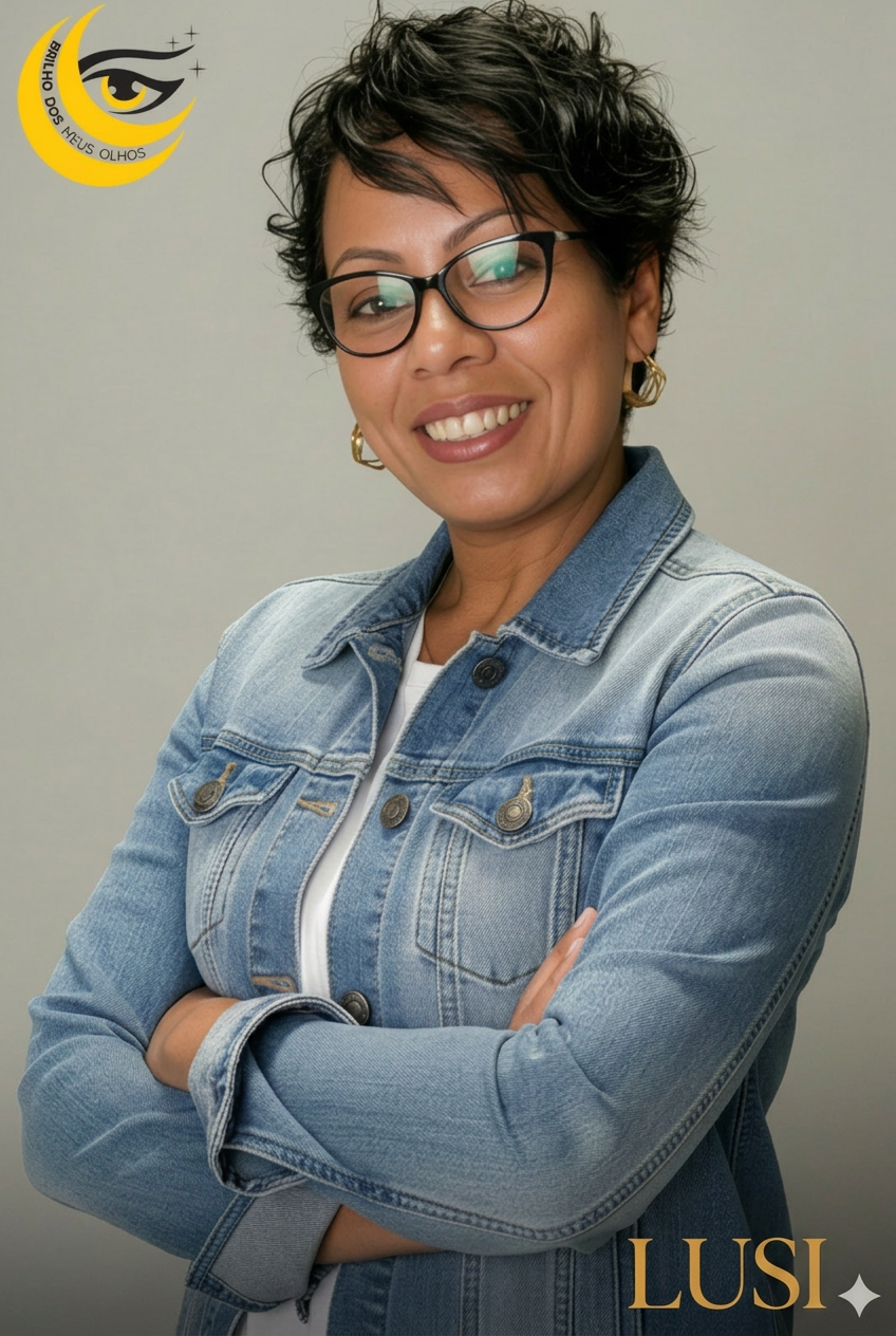 Lusi, fundadora da Brilho Dos Meus Olhos